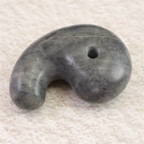 Japanese Natural Churaumi Chert 34mm Magatama 13.6g (ID:56480)