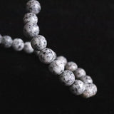 Japanese Natural Angel Snow Lite 6mm Bead Bracelet 9.9g (ID:56608)