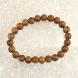 Japanese Natural Ise Cedar Wood 9mm Bead Bracelet 4.1g (ID:56688)