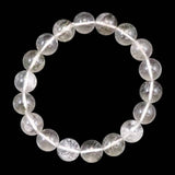 Japanese Natural Quartz 11mm Bead Bracelet 35.4g (ID:57738)