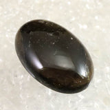 Japanese Natural 鉱山産 Smoky Quartz Oval Loose Stone 31mm 7.68g (ID:57761)