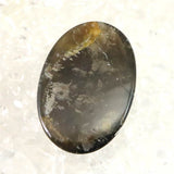 Japanese Natural 鉱山産 Smoky Quartz Oval Loose Stone 31mm 7.68g (ID:57761)