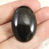 Japanese Natural 鉱山産 Smoky Quartz Oval Loose Stone 31mm 7.68g (ID:57761)