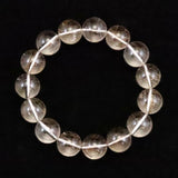 Japanese Natural Included Quartz 14mm Bead Bracelet 60.0g (ID:57935)
