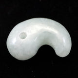 Natural Itoigawa Jadeite Light Green 21mm Magatama 4.29g with Certificate (ID:58043)