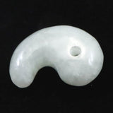 Natural Itoigawa Jadeite Light Green 21mm Magatama 4.29g with Certificate (ID:58043)