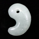 Natural Itoigawa Jadeite Light Green 21mm Magatama 4.29g with Certificate (ID:58043)