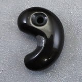 Japanese Natural Obsidian 31mm Magatama 10.1g (ID:58112)