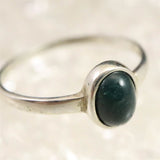 Izumo Jasper Oval リング 9号 5.5mm 0.80g with Directory Card (ID:58259)