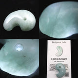 Natural Itoigawa Jadeite Light Green 32mm Magatama 17.77g with Certificate (ID:58473)