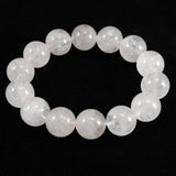 Japanese Natural Quartz Grade A 15mm Bead Bracelet 66.6g (ID:58776)