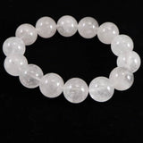 Japanese Natural Quartz Grade A 15mm Bead Bracelet 66.6g (ID:58776)