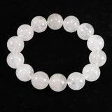 Japanese Natural Quartz Grade A Bead Bracelet 15mm 66.6g with Certificate (ID:58776)