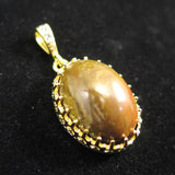 Japanese Natural Yufu Yellow Jasper 18mm Oval Pendanttop 18000g (ID:59375)