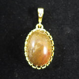 Japanese Natural Yufu Yellow Jasper 18mm Oval Pendanttop 18000g (ID:59375)