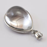 Japanese Natural Rutilated Quartz 26mm Drop Pendanttop 12.1g (ID:59792)
