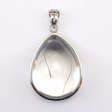 Japanese Natural Rutilated Quartz 26mm Drop Pendanttop 12.1g (ID:59792)