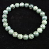 Japanese Natural Light Color Solomonite 8mm Bead Bracelet 17.7g (ID:59844)