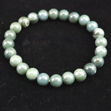 Japanese Natural Light Color Solomonite 8mm Bead Bracelet 17.7g (ID:59844)