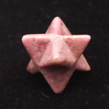 Japanese Natural Rhodonite 22mm Star Polyhedron 6.1g (ID:60013)