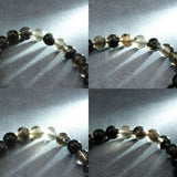 Japanese Natural Obsidian 8.5mm Bead Bracelet 17.7g (ID:60220)