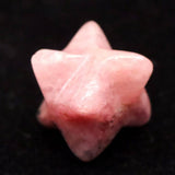 Japanese Natural Rhodonite 14mm Star Polyhedron 2.0g (ID:60541)