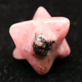Japanese Natural Rhodonite 14mm Star Polyhedron 2.0g (ID:60541)