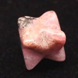Japanese Natural Rhodonite 14mm Star Polyhedron 2.0g (ID:60541)