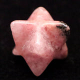 Japanese Natural Rhodonite 14mm Star Polyhedron 2.0g (ID:60541)