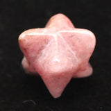 Japanese Natural Rhodonite 14mm Star Polyhedron 2.0g (ID:60541)