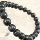 Japanese Natural Saji Stone 8mm Bead Bracelet 19.1g (ID:60857)