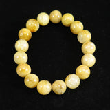 Japanese Natural Yellow Quartz 12mm Bead Bracelet 41.4g (ID:61535)
