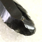 Japanese Natural Obsidian 101mm Lithic Artifact 52.0g (ID:61699)