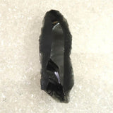 Japanese Natural Obsidian 101mm Lithic Artifact 52.0g (ID:61699)