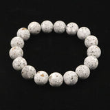 Japanese Natural Io Stone 12mm Bead Bracelet 37.8g (ID:61704)