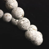 Japanese Natural Io Stone 12mm Bead Bracelet 37.8g (ID:61704)