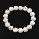 Japanese Natural Io Stone 12mm Bead Bracelet 37.8g (ID:61704)