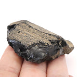 Japanese Natural Obsidian 57mm Rough Stone 37.9g (ID:61886)