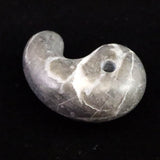 Japanese Natural Omi Taga Stone 33mm Magatama 13.1g (ID:61898)