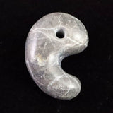 Japanese Natural Omi Taga Stone 33mm Magatama 13.1g (ID:61898)