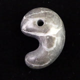 Japanese Natural Omi Taga Stone 33mm Magatama 13.1g (ID:61898)