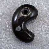Japanese Natural Obsidian 32mm Magatama 10.7g (ID:62005)