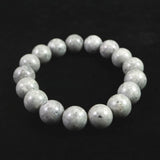 Japanese Natural Omi Rhyolite 12mm Bead Bracelet 41.0g (ID:62442)