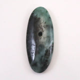 Natural Itoigawa Jadeite Dark Green 64mm Taishu 31.1g with Certificate (ID:62863)