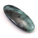 Natural Itoigawa Jadeite Dark Green 64mm Taishu 31.1g with Certificate (ID:62863)
