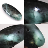Natural Itoigawa Jadeite Dark Green 64mm Taishu 31.1g with Certificate (ID:62863)