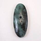 Natural Itoigawa Jadeite Dark Green 64mm Taishu 31.1g with Certificate (ID:62863)