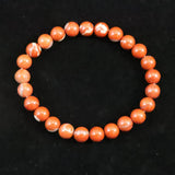 Japanese Natural Akadama Jasper 7.5mm Bead Bracelet 17.3g (ID:63785)