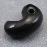 Japanese Natural Obsidian 21mm Magatama 3.2g (ID:64430)