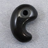 Japanese Natural Obsidian 21mm Magatama 3.2g (ID:64430)